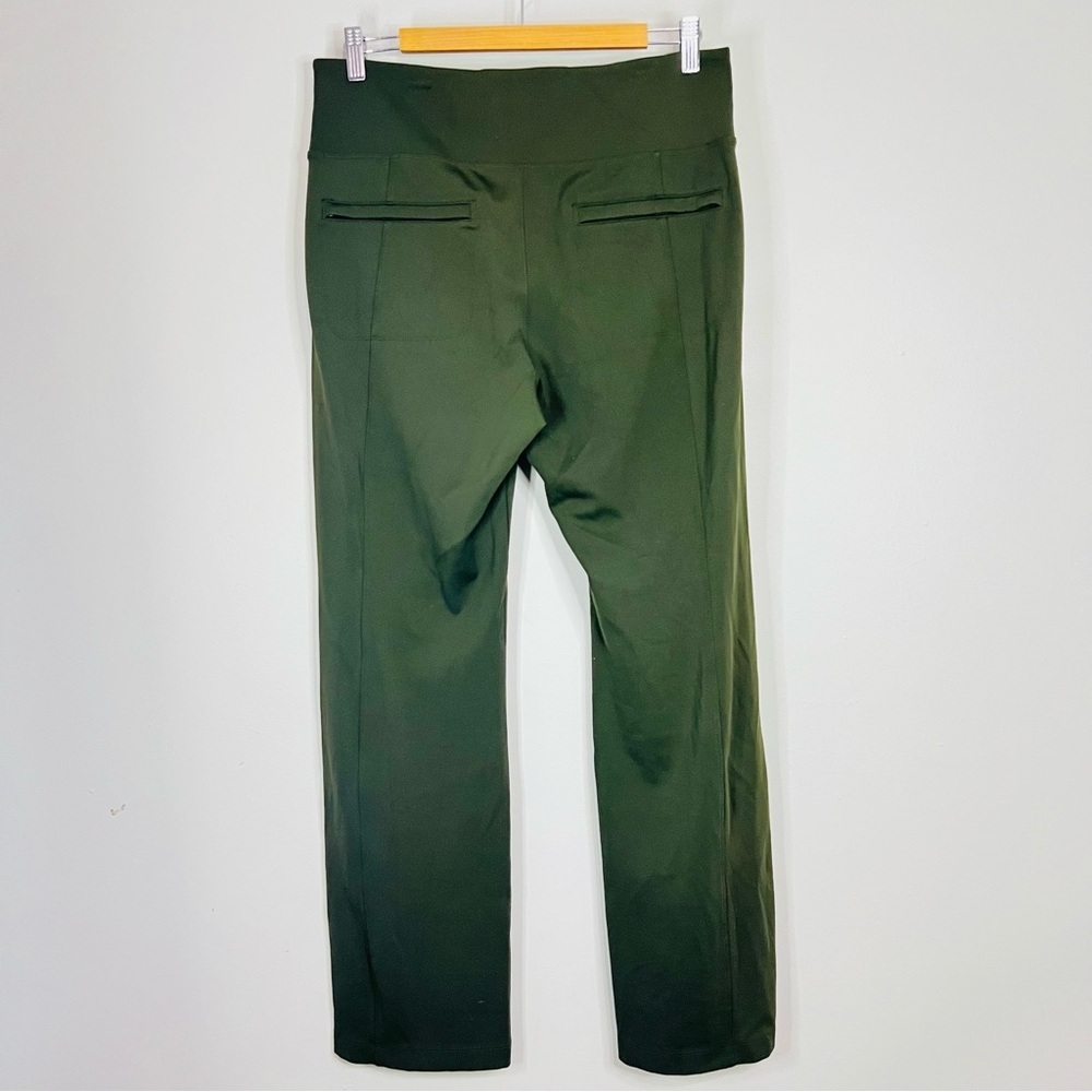 Athleta Dalancy straight leg pant aspen green Olive Green Women's Pants large - Picture 4 of 6